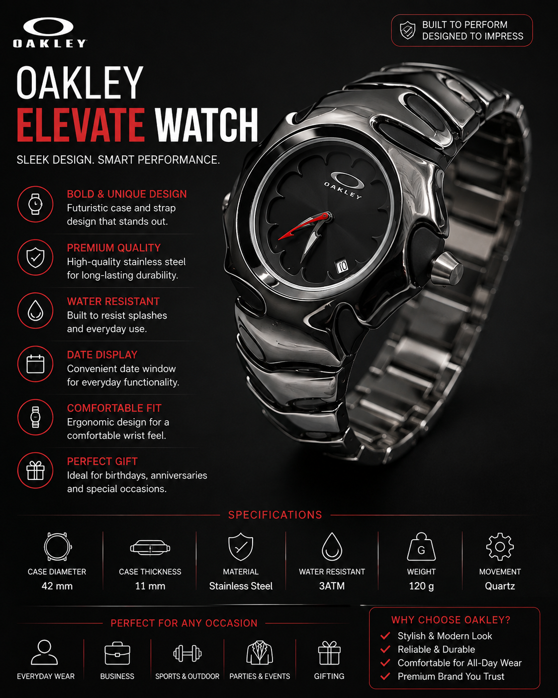 Stainless Steel Watch