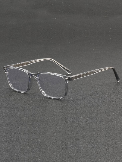 Crystal Clear Classic Square Glasses