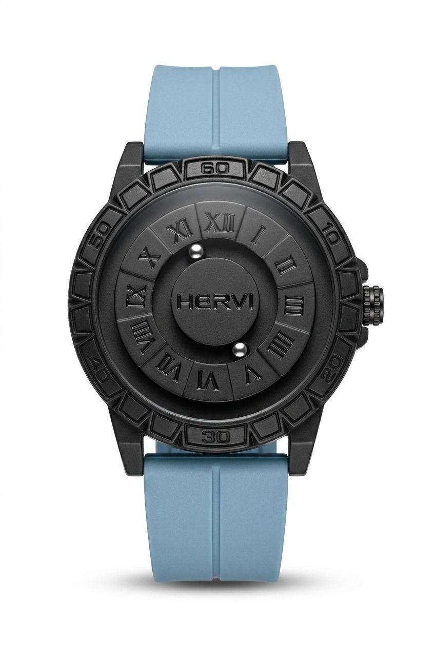 HERUI Black Luxury Watch